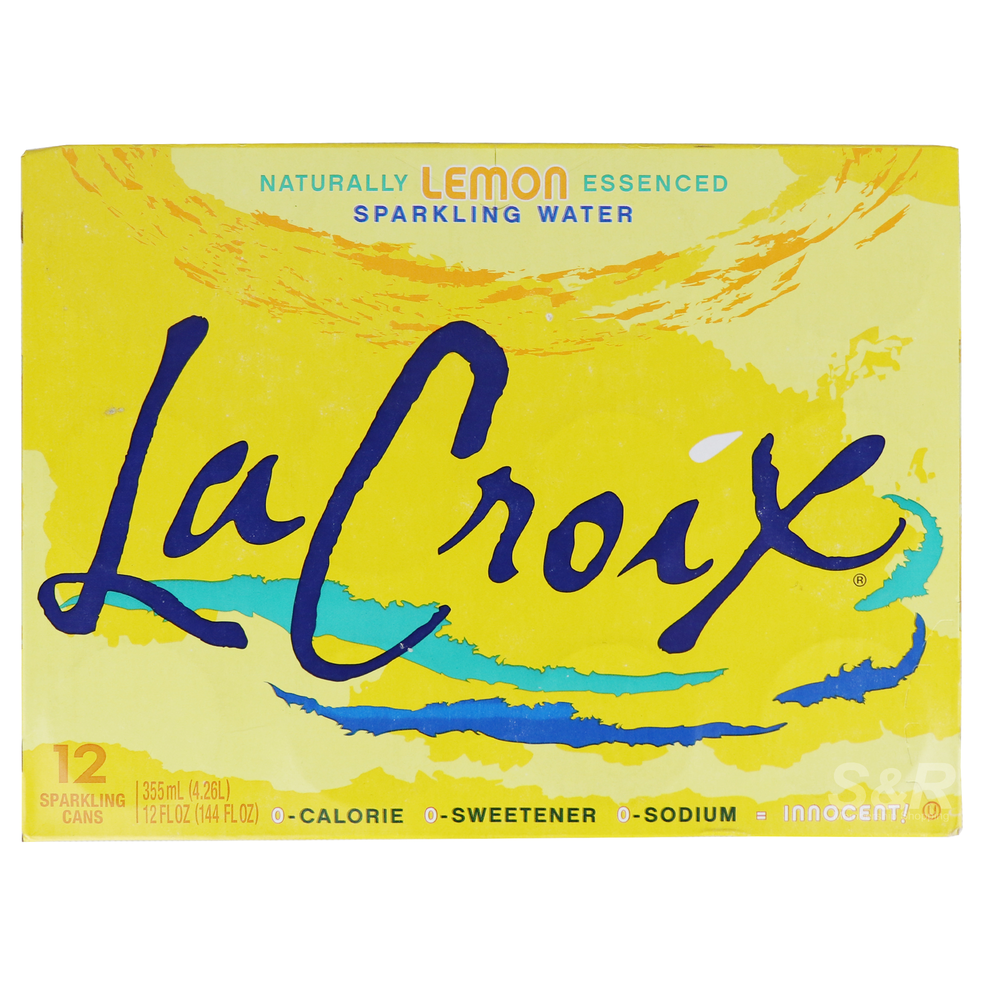 La Croix Lemon Sparkling Water 12x355mL
